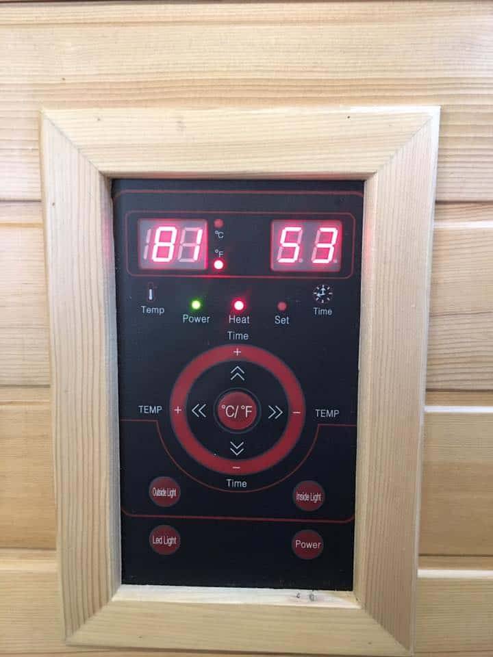 temperature sauna